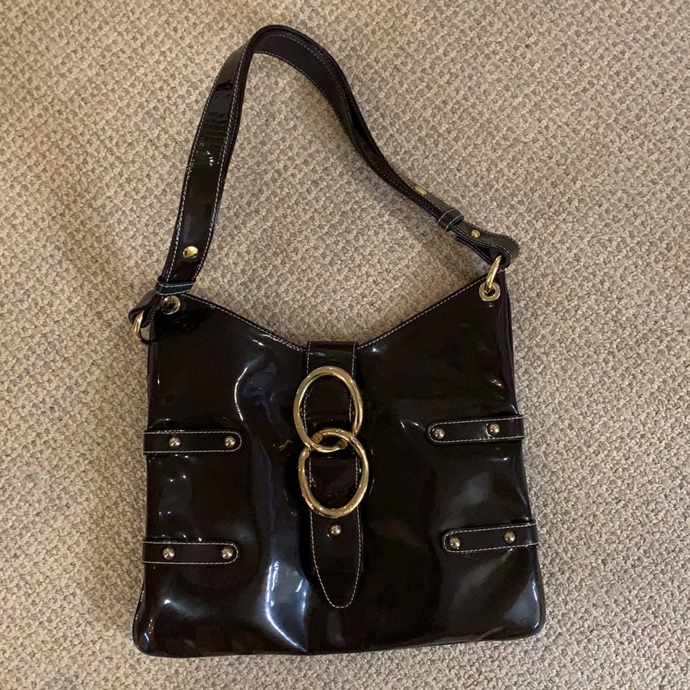 Carbotti Italian Patent Leather Bag